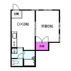 ハイツ浜口の物件間取画像